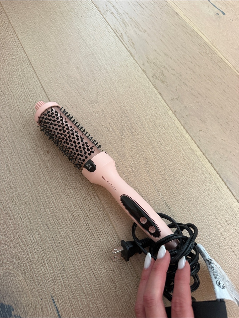 Pink Hot Air Round Brush - Volumizing Hair Styler